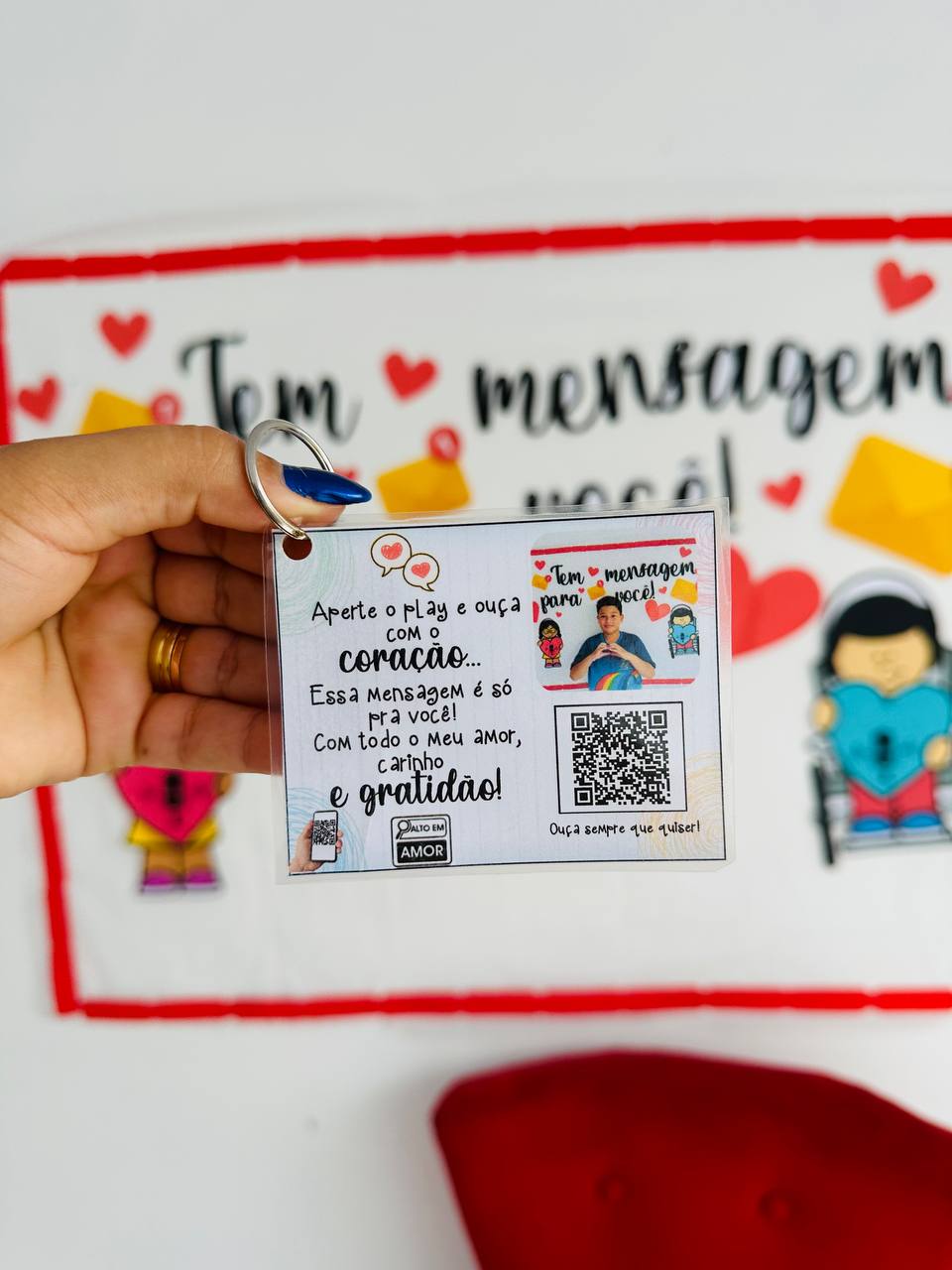 Cartão com Áudio para o Dia das Mães + Painel “Tem mensagem para você!”