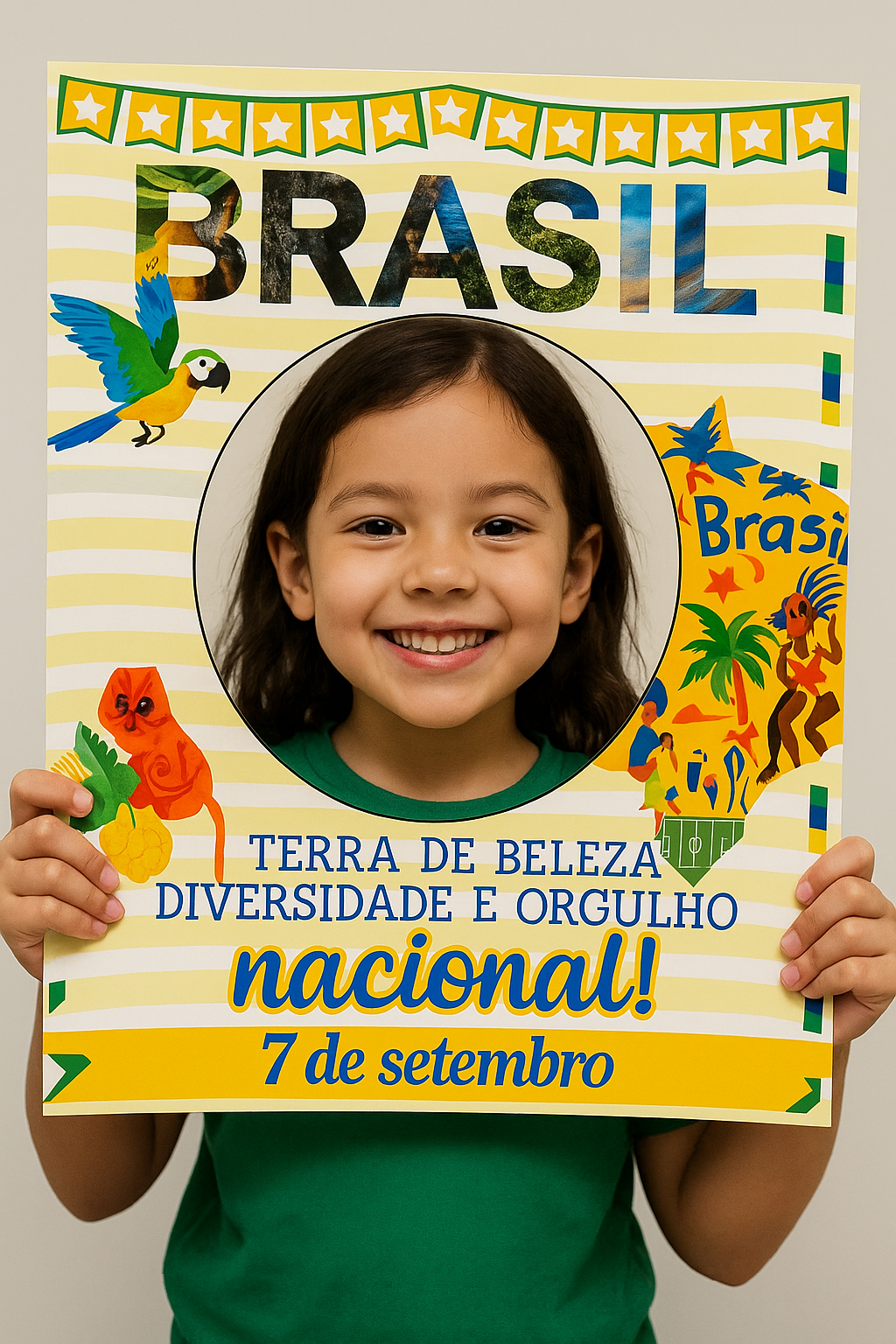 Independência do Brasil -  Moldura de fotos