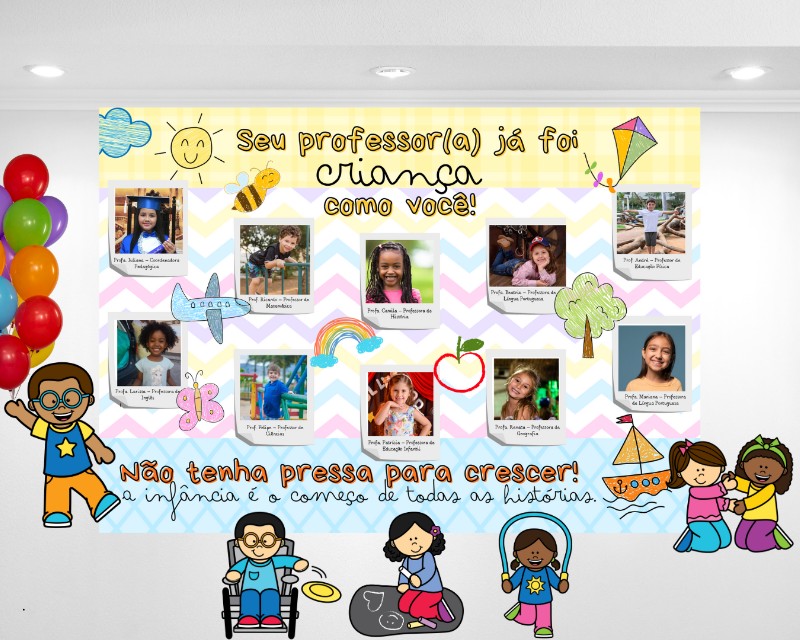 Painel Escolar  – Seu professor também já foi criança