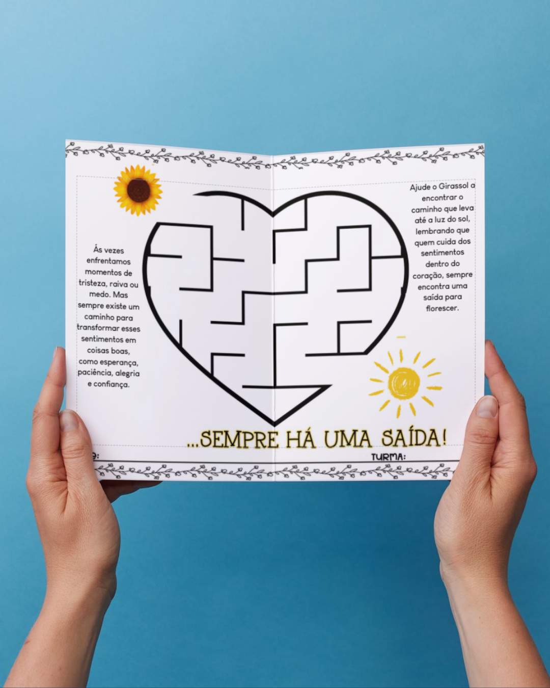 Setembro amarelo - Atividades Socioemocionais Expressões criativas